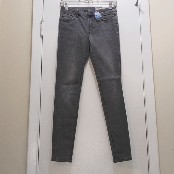 All Saints Grey Washed Skinny Jeans - Picture 1 of 8